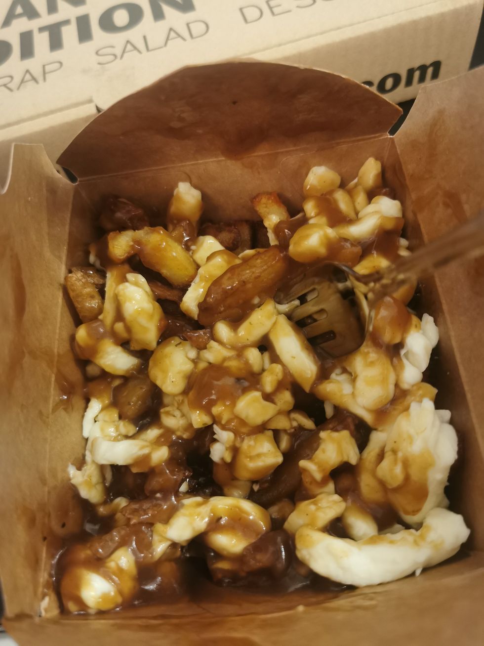 box of poutine