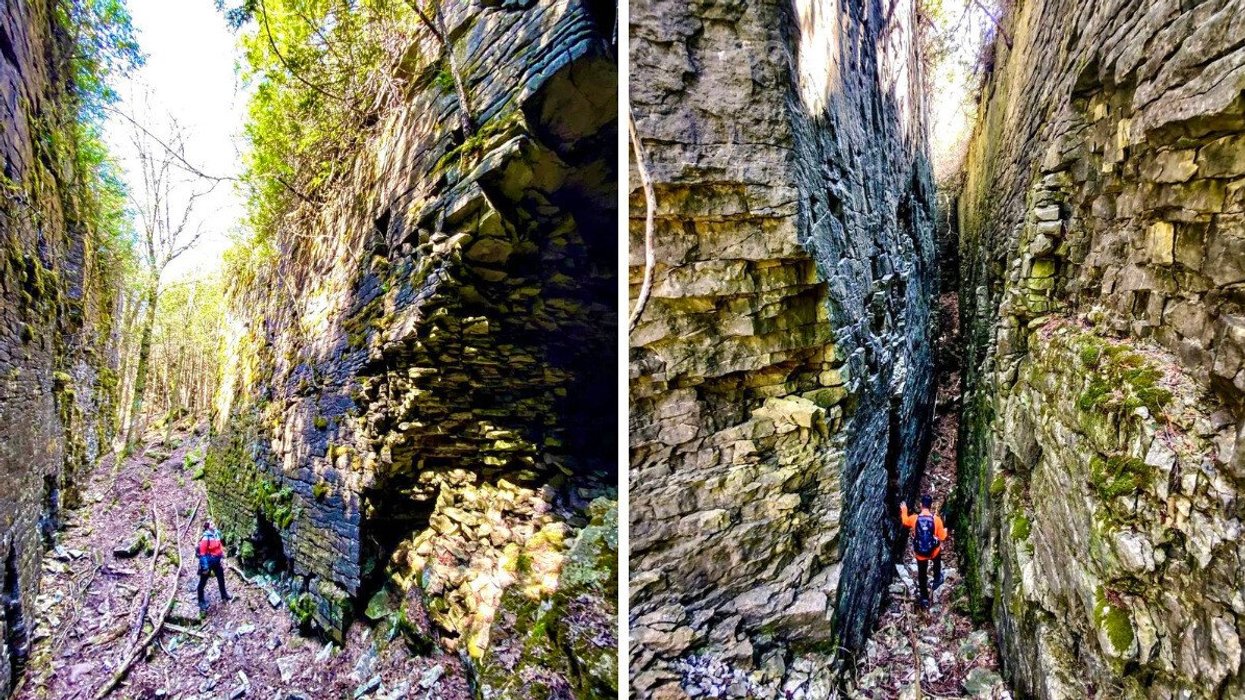 This Ontario Trail Weaves Through A Maze Of Rock Crevices & It's Like ...