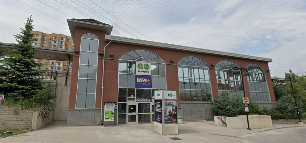 Brampton GO Station.
