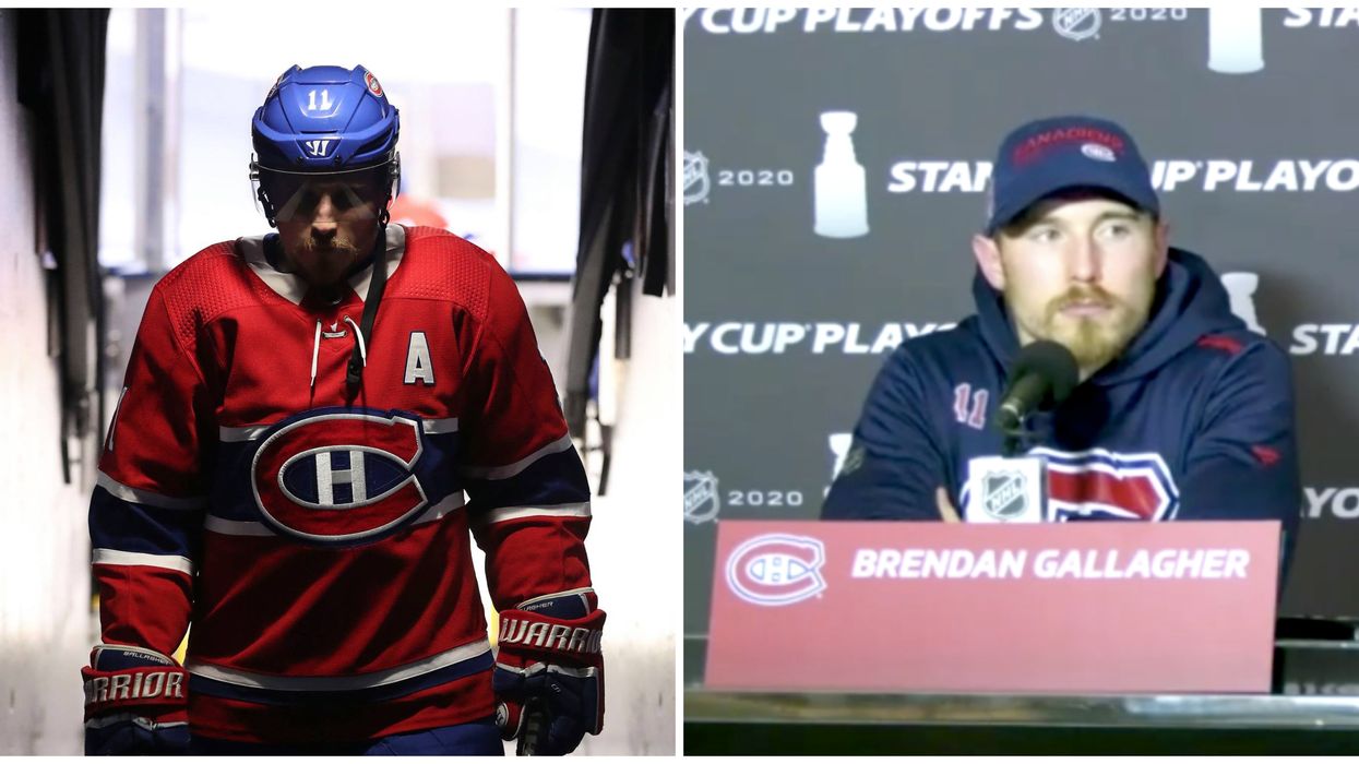 Brendan Gallagher du CH perd patience lors d'une entrevue suite à une défaite