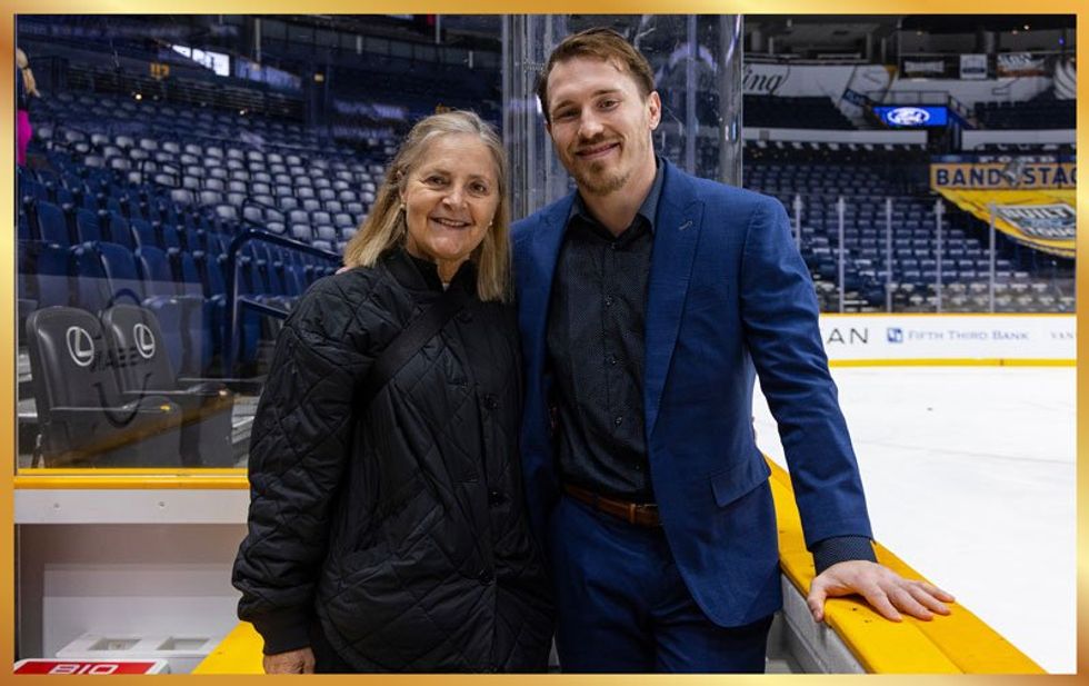 Brendan Gallagher et sa m\u00e8re.