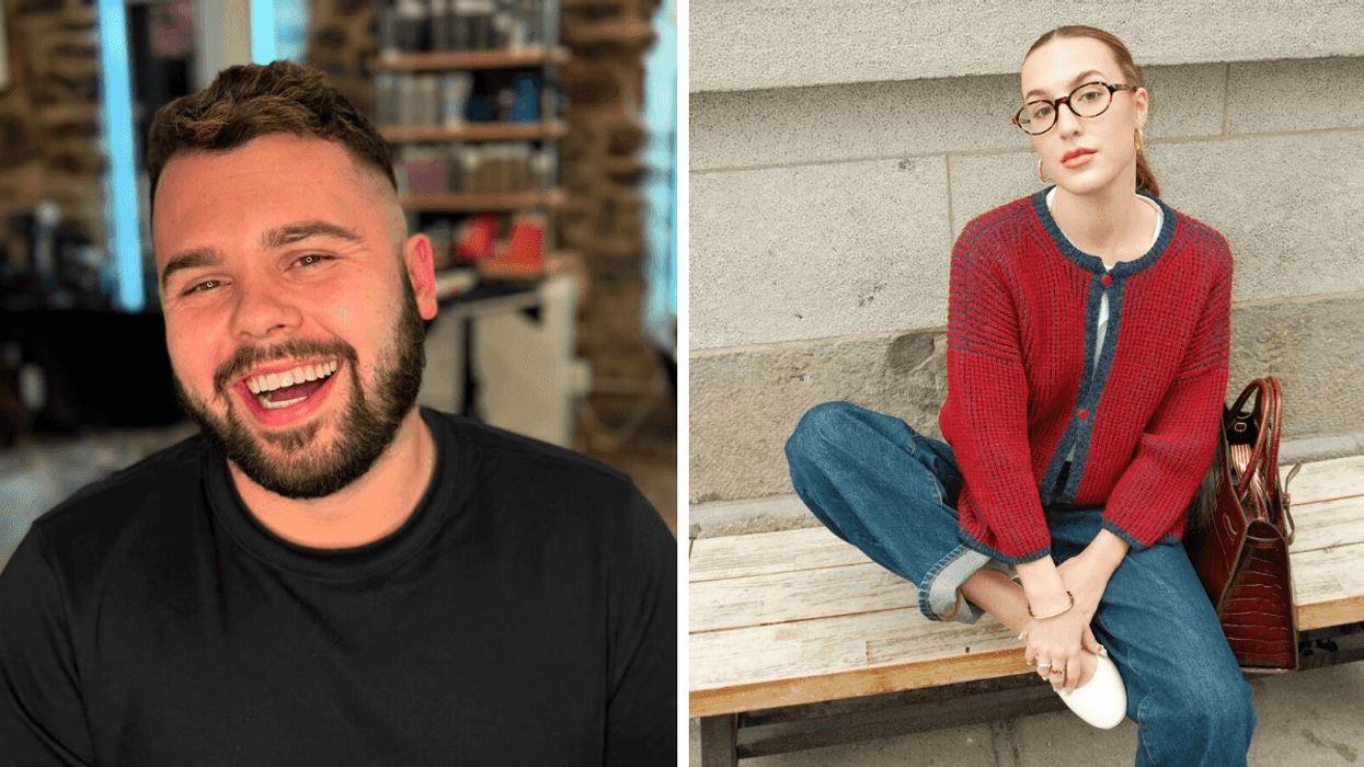 Brendan Mikan. Droite : Pascale de Blois.