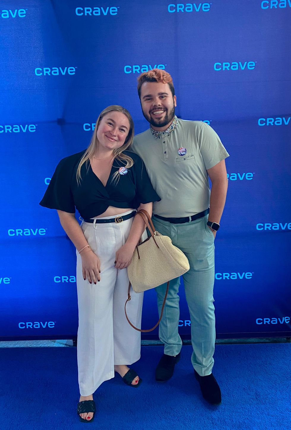 Brendan Mikan et son amie.