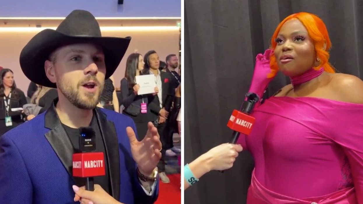 Brett Kisse at the 2024 JUNOSl. Right: Lu Kala at the 2024 JUNOS.