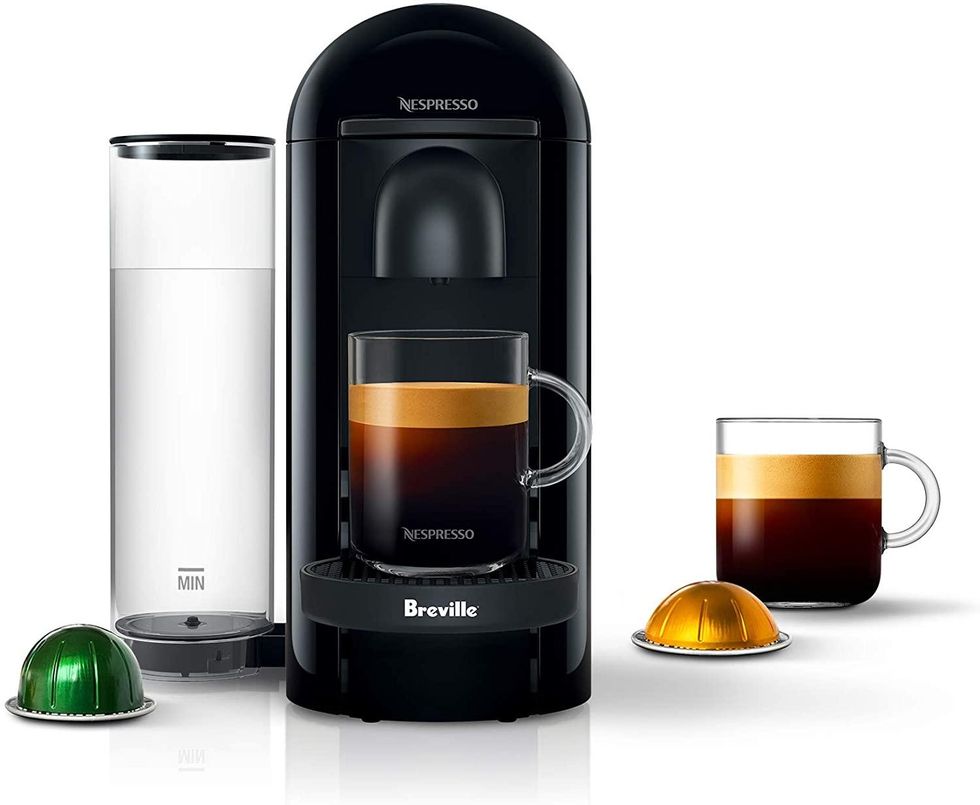 Breville Nespresso coffee machine.