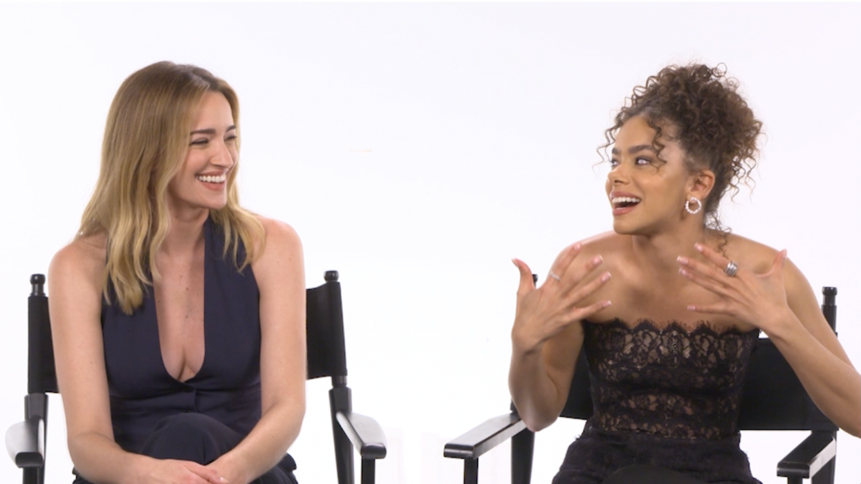 Brianne Howey and Antonia Gentry from Netflix's 'Ginny & Georgia'.
