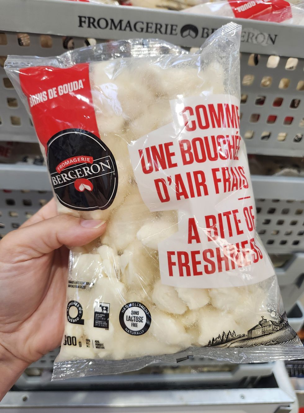 Brins de gouda de la Fromagerie Bergeron.