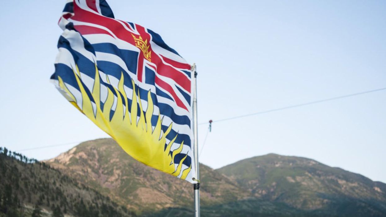 British Columbia flag.