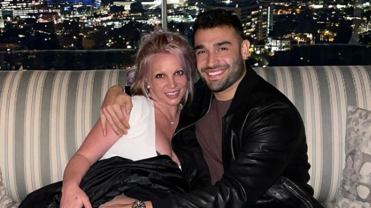 Britney Spears and Sam Asghari.