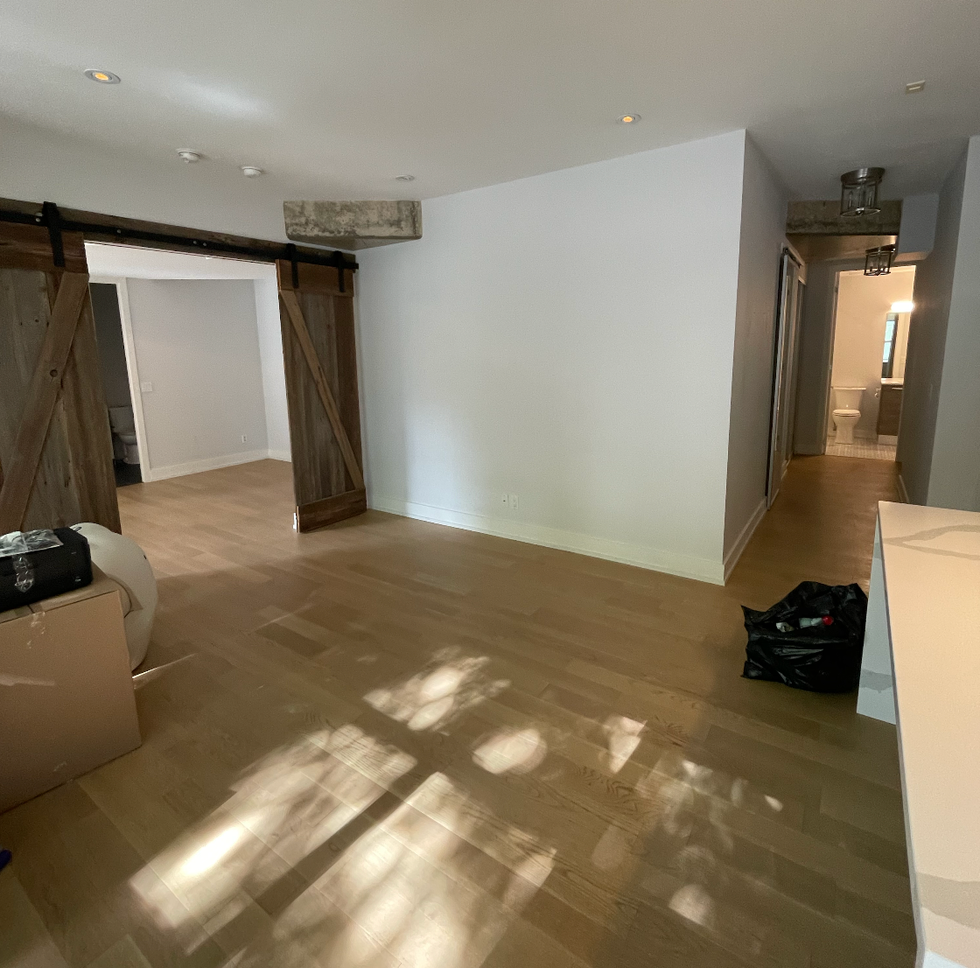 Brooke Houghton's empty apartment.