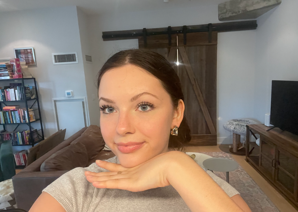 Brooke Houghton wearing Alix Earle's makeup routine.