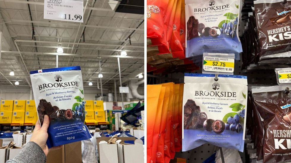 brookside chocolate covered fruit at costco and dollarama