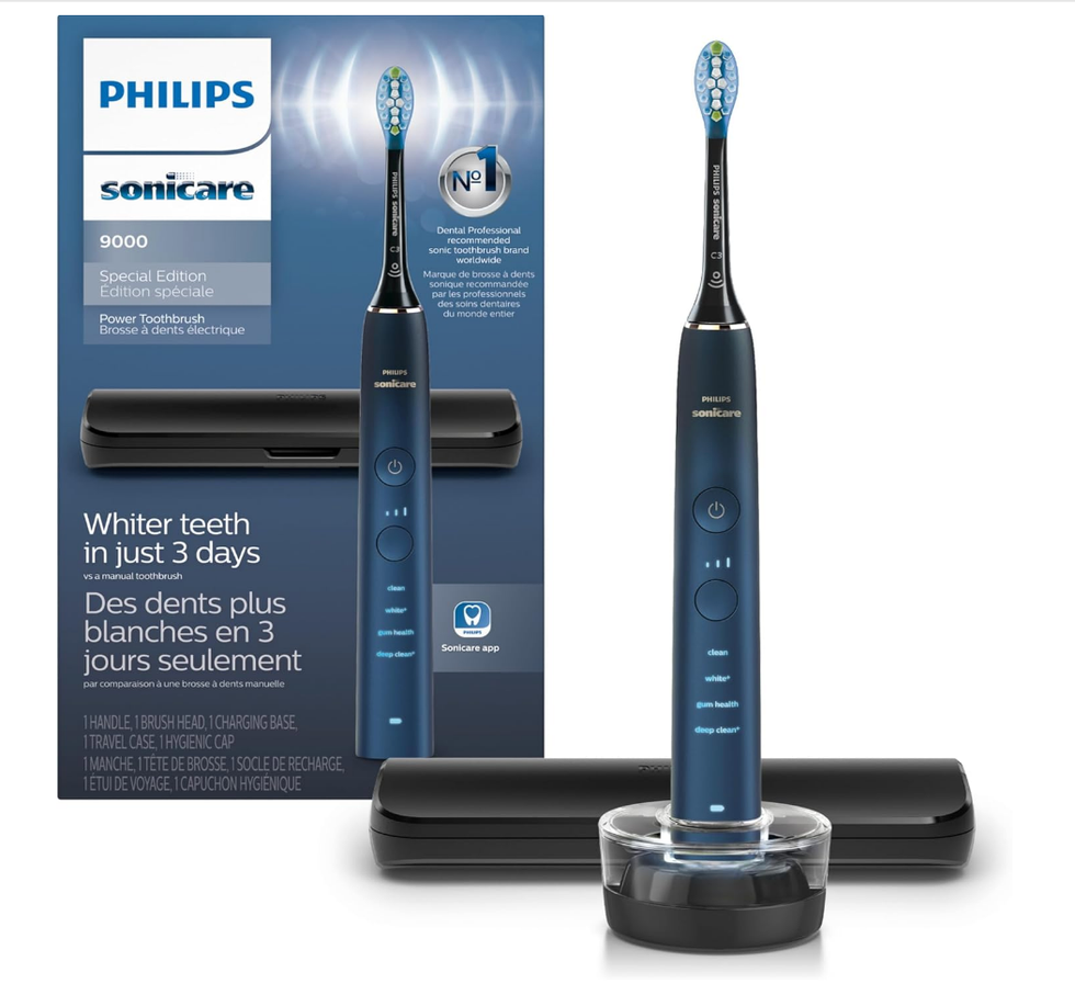Brosse \u00e0 dents rechargeable Philips Sonicare DiamondClean 9000.