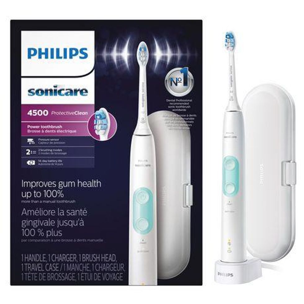 Brosse \u00e0 dents \u00e9lectrique Philips.