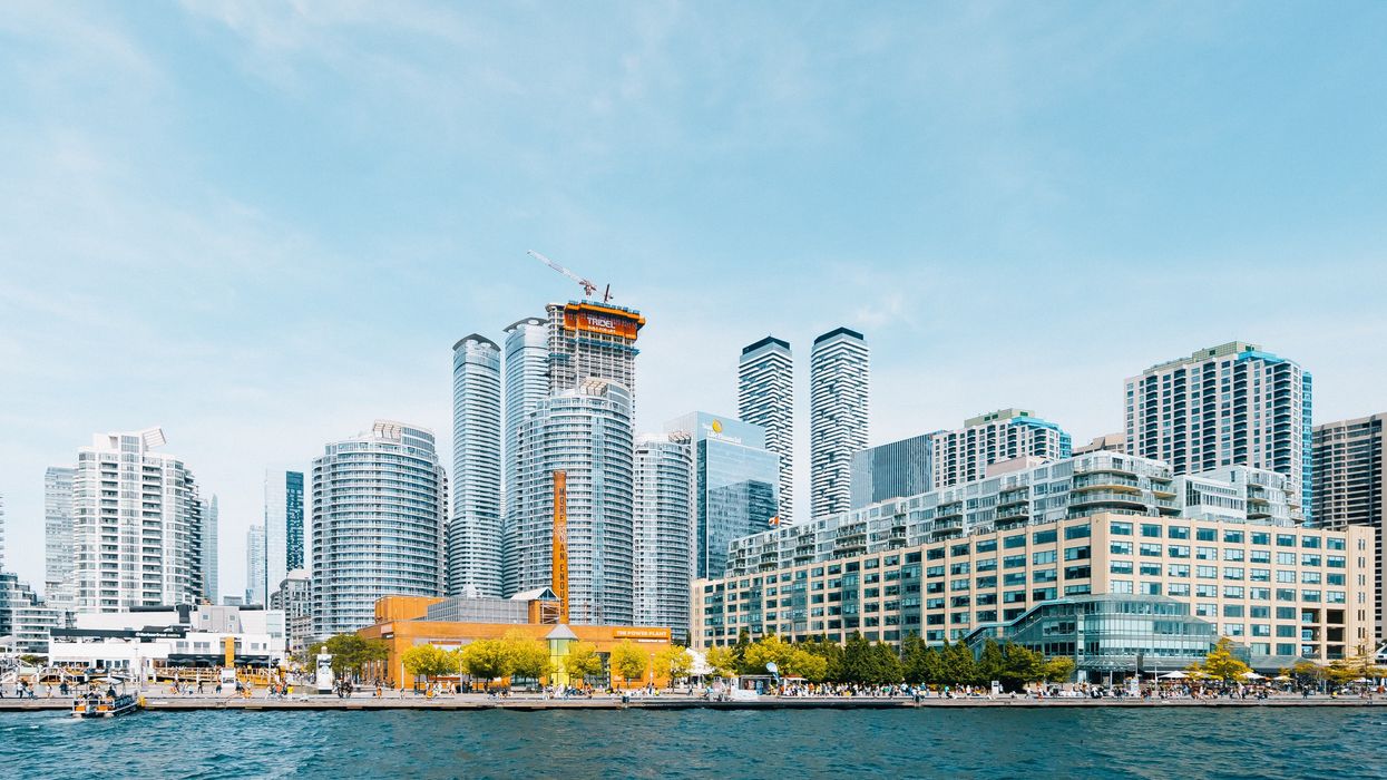 Buildings along Toronto's waterfront.