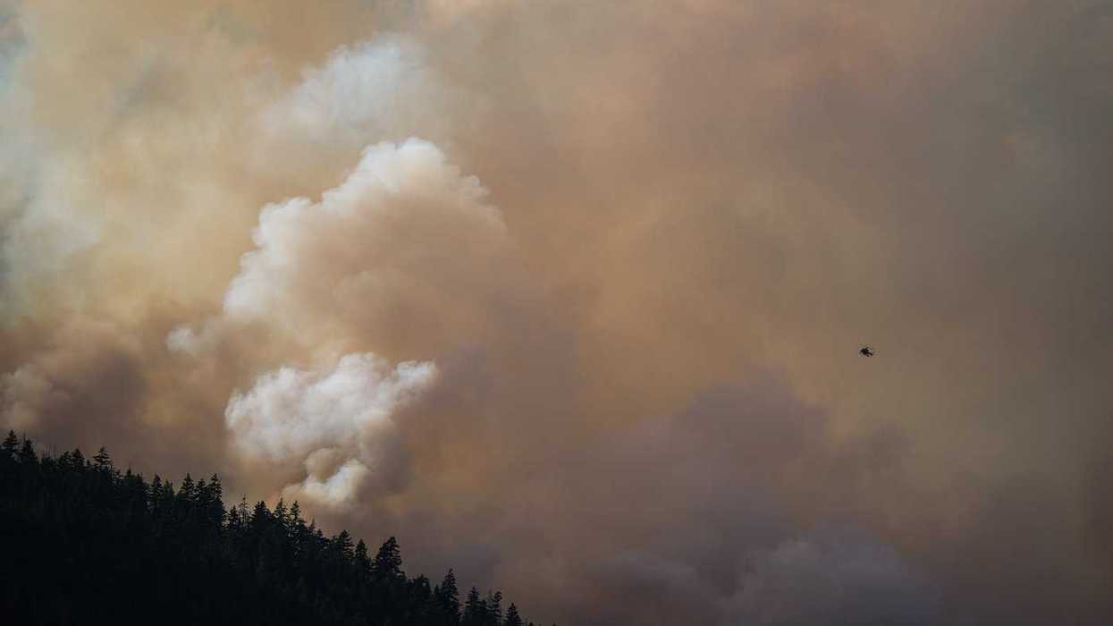 Buildings destroyed as B.C. fire soars in size