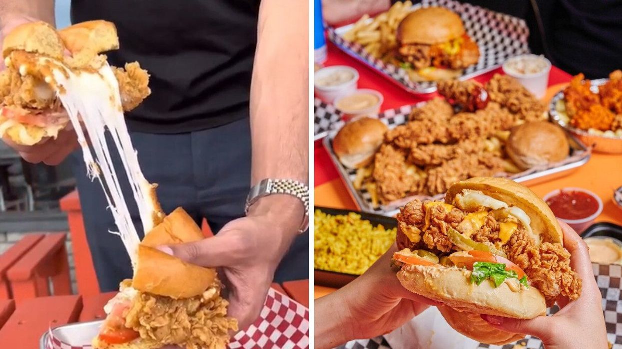 Burgers au poulet du Crispyz.