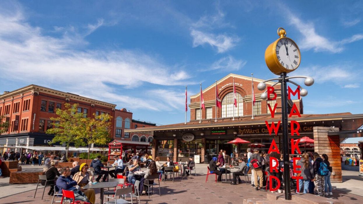 Byward Market in Ottawa, Ontario.