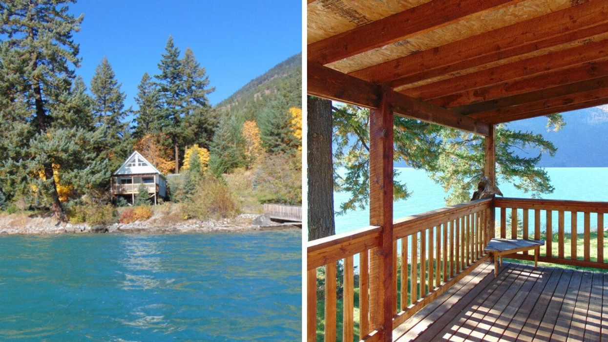 Cabin in B.C. and Seton Lake.