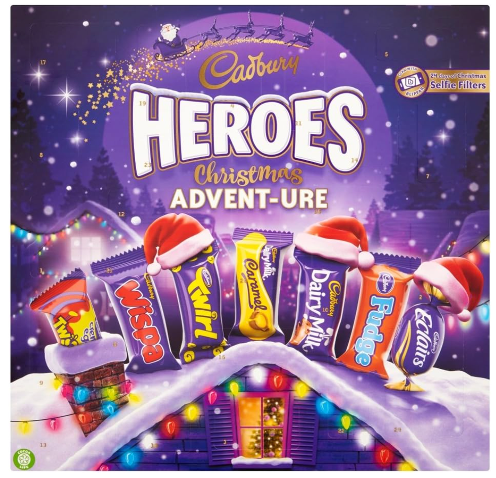 Cadbury Heroes Christmas Adventure Advent Calendar.