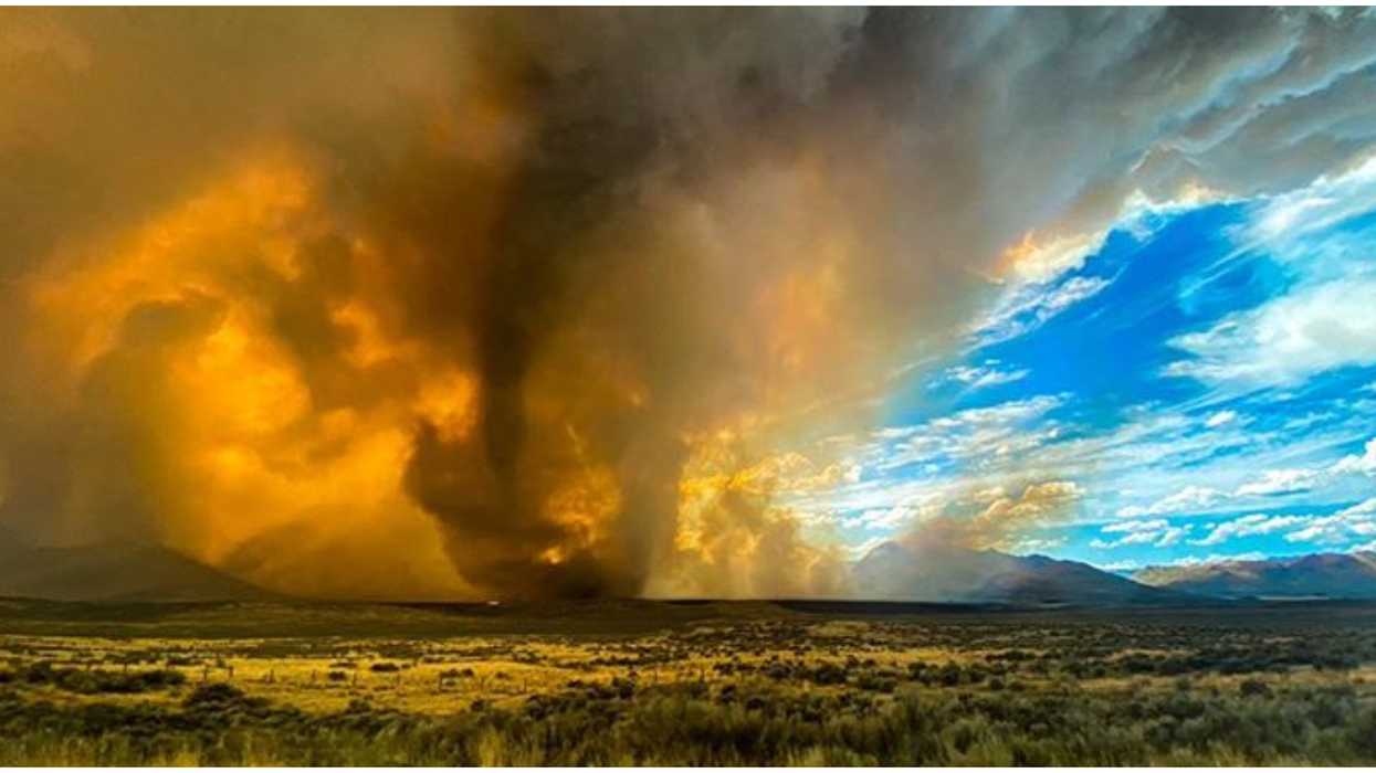 Caifornia Fire Tornado Was Spotted Over The Weekend (VIDEO)