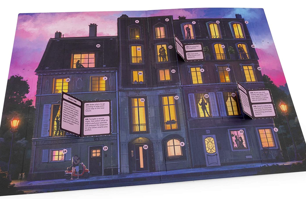 Calendrier d'amour pour les couples - Un mois romantique avec votre partenaire