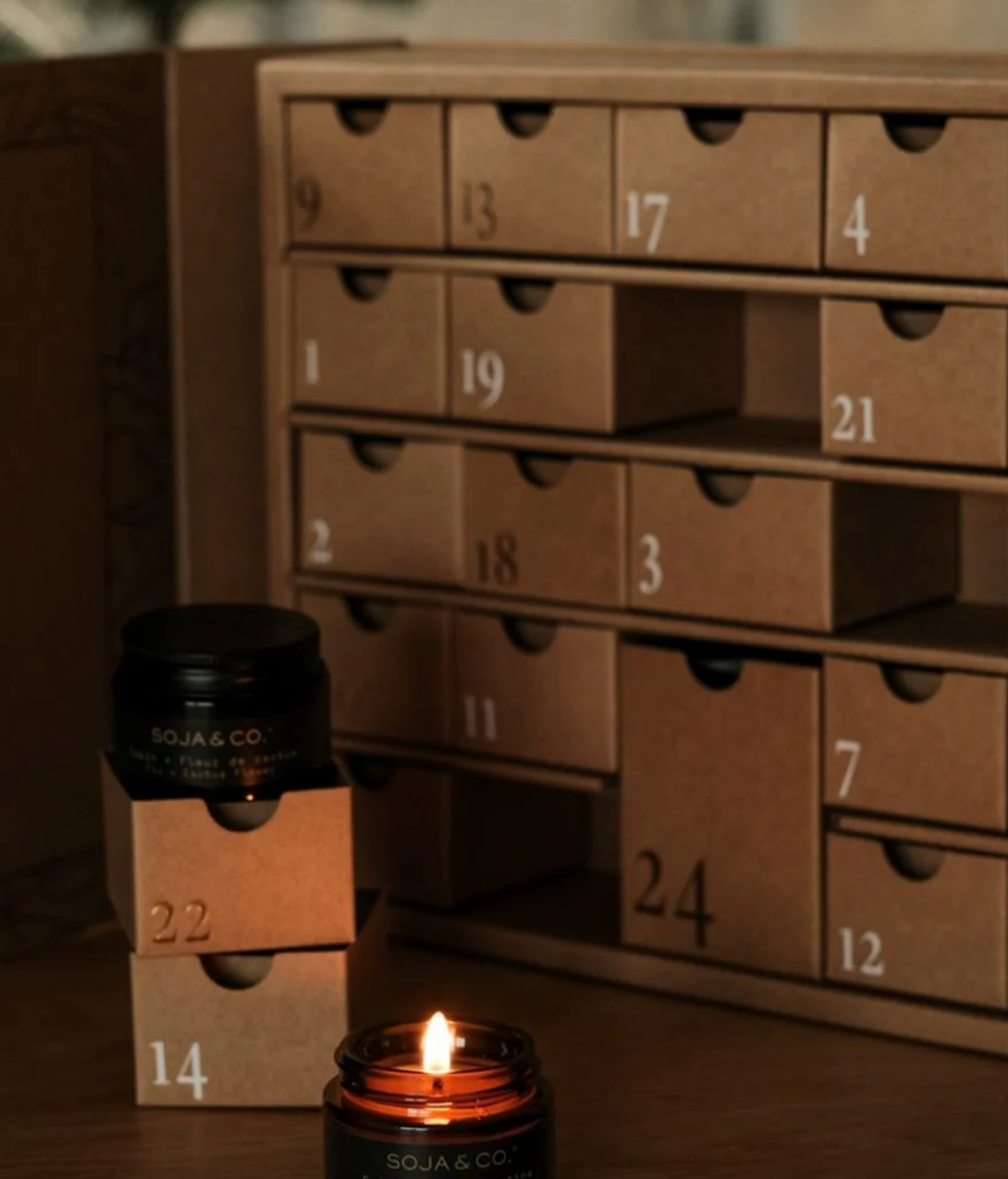 Calendrier de bougies Soja & Co