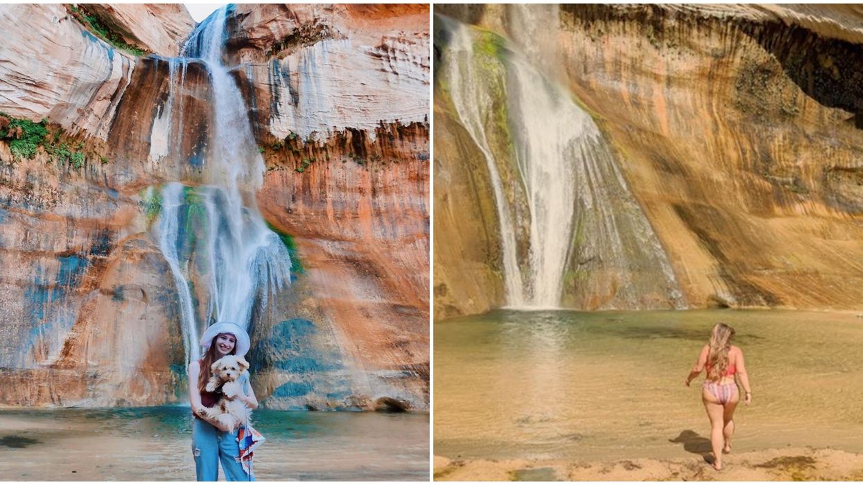 Calf Creek Falls In Utah Lets You Explore Jade Waters For Cheap