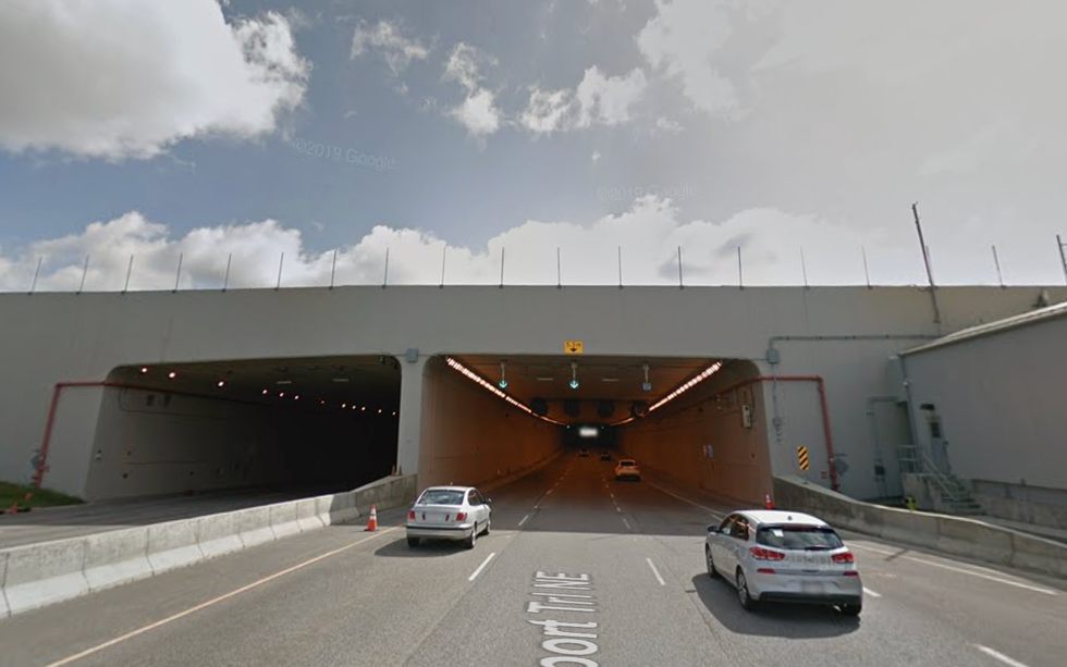 Calgary Airport Tunnel