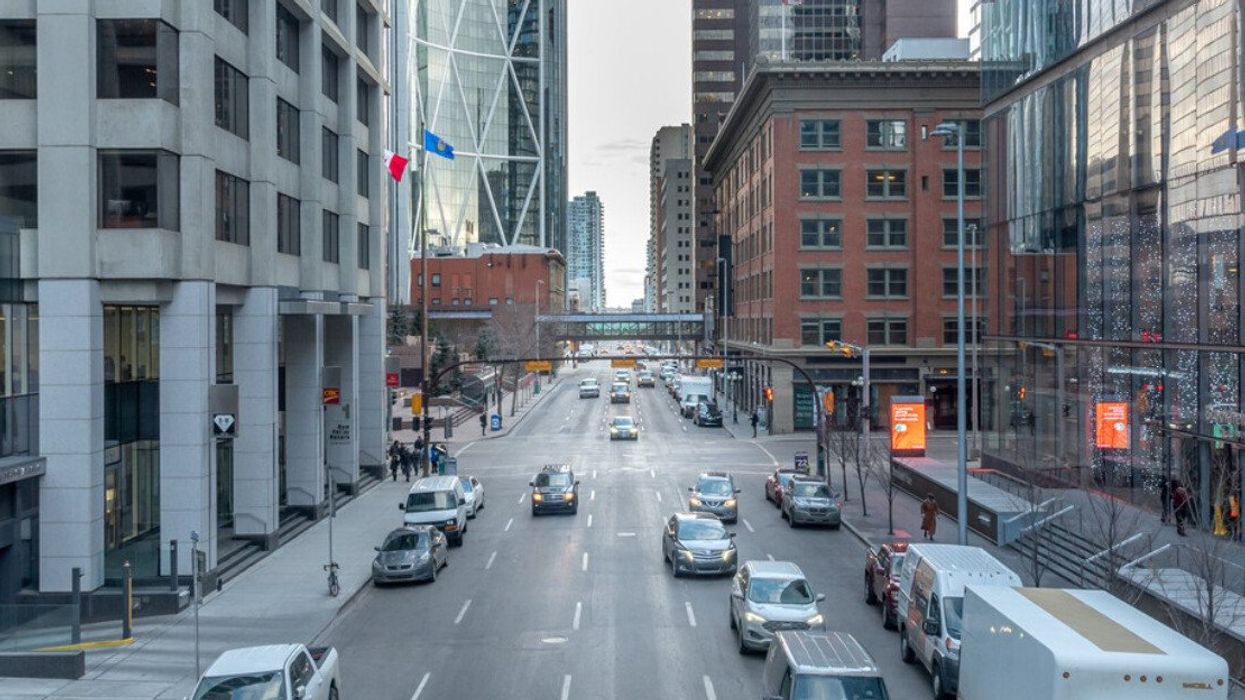 Calgary, Alberta downtown.