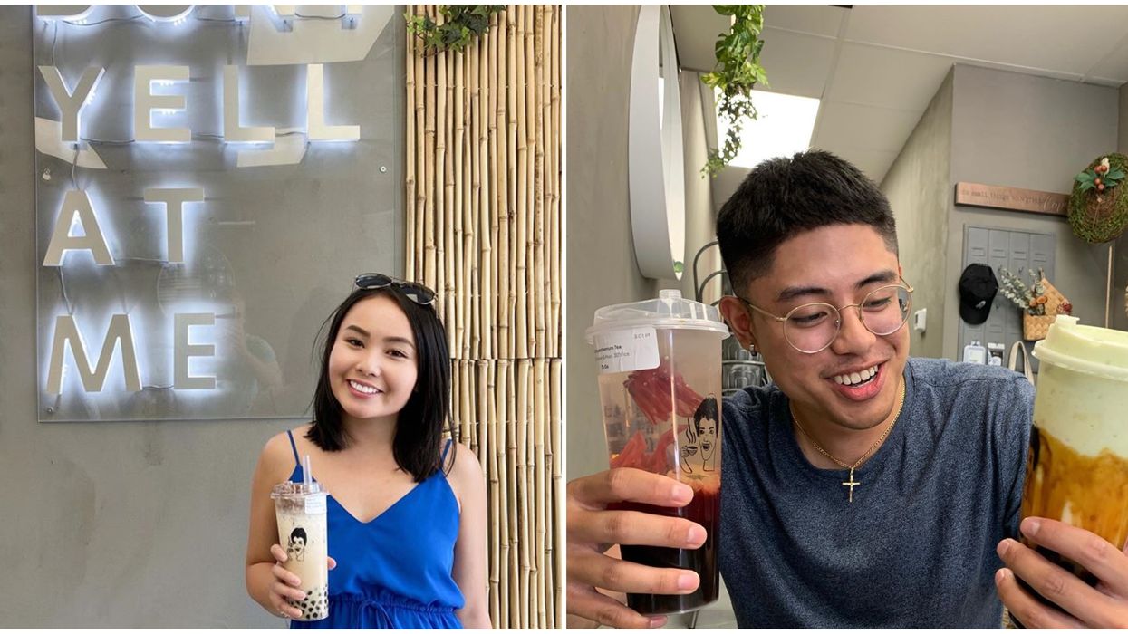 Calgary Bubble Tea Spot Is Called 'Don't Yell At Me' & It's Such A Mood