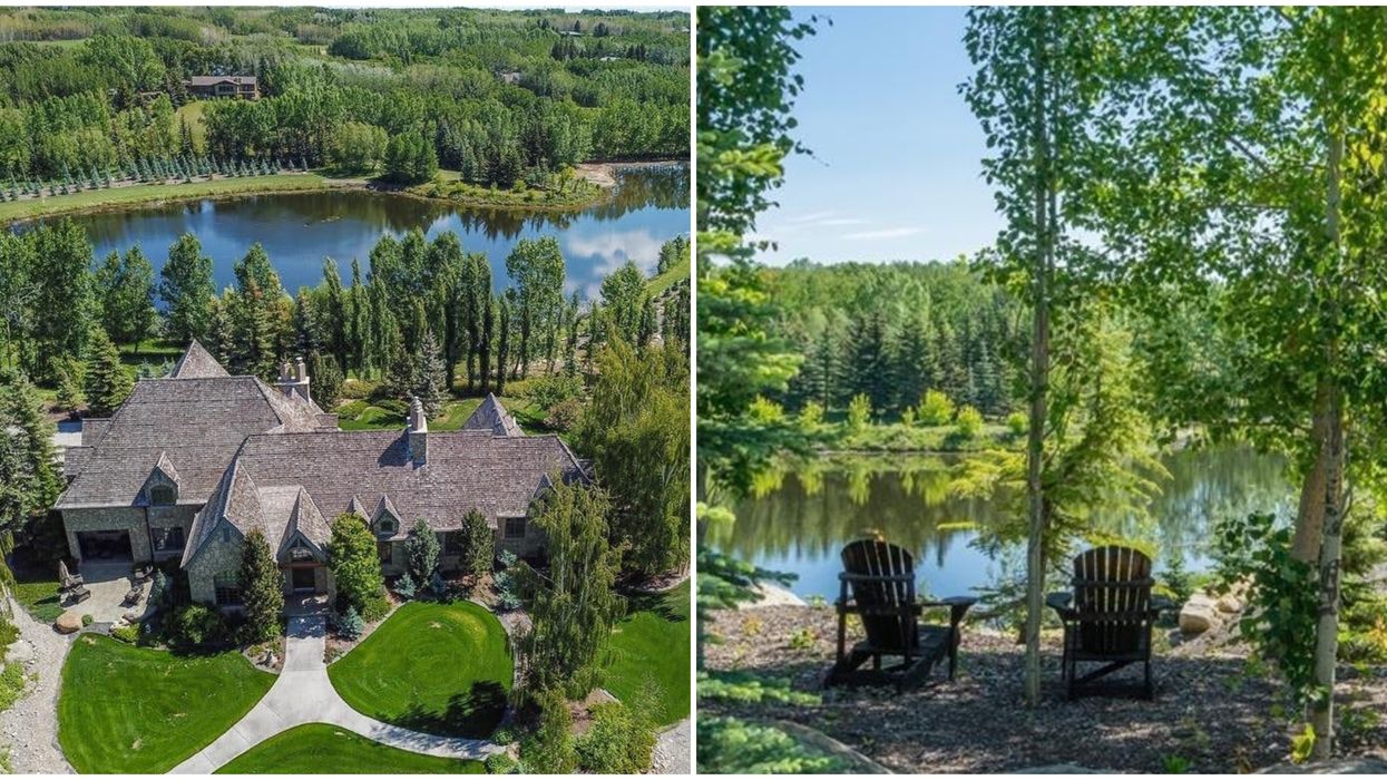 Calgary House For Sale Come With A Backyard Beach and Private Lake