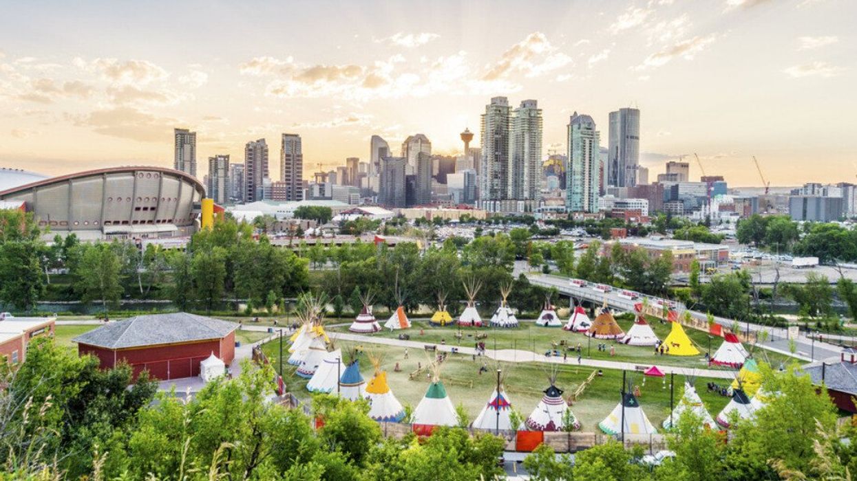 Calgary in the summer.