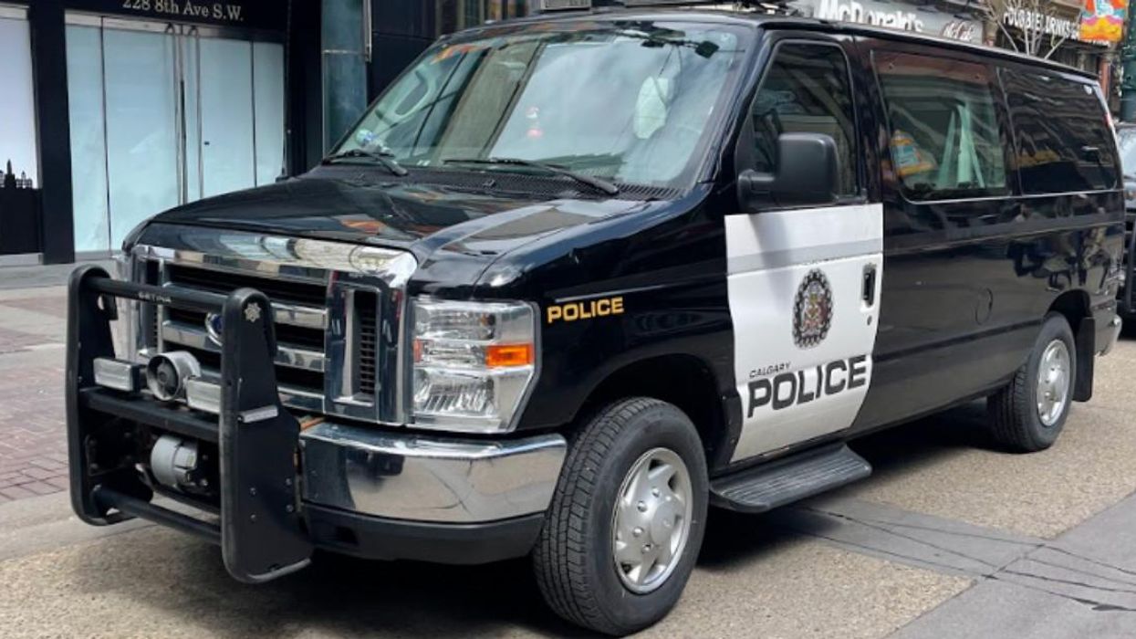 Calgary Police vehicle.