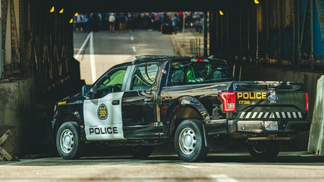 Calgary Police vehicle.