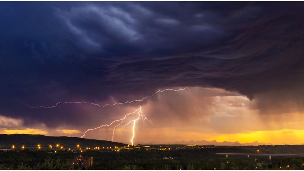 Calgary's Under 'Severe Thunderstorm Watch' Right After Tornadoes Tore Through The Area