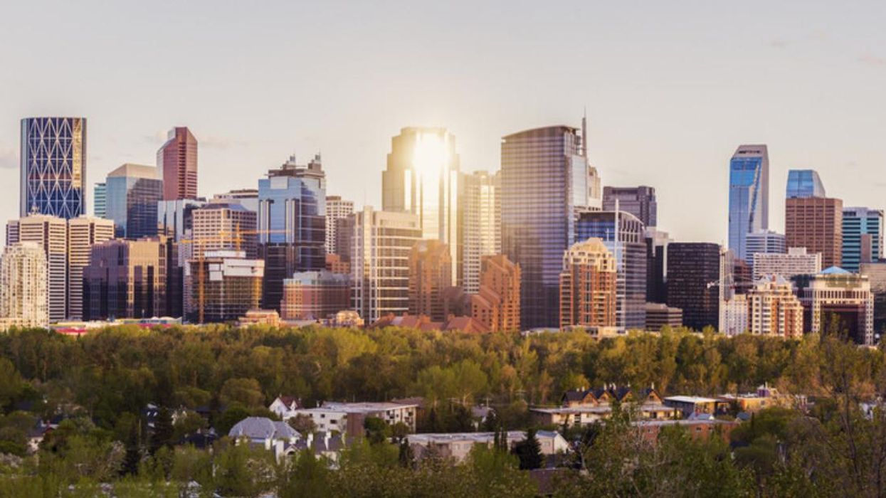 Calgary skyline.
