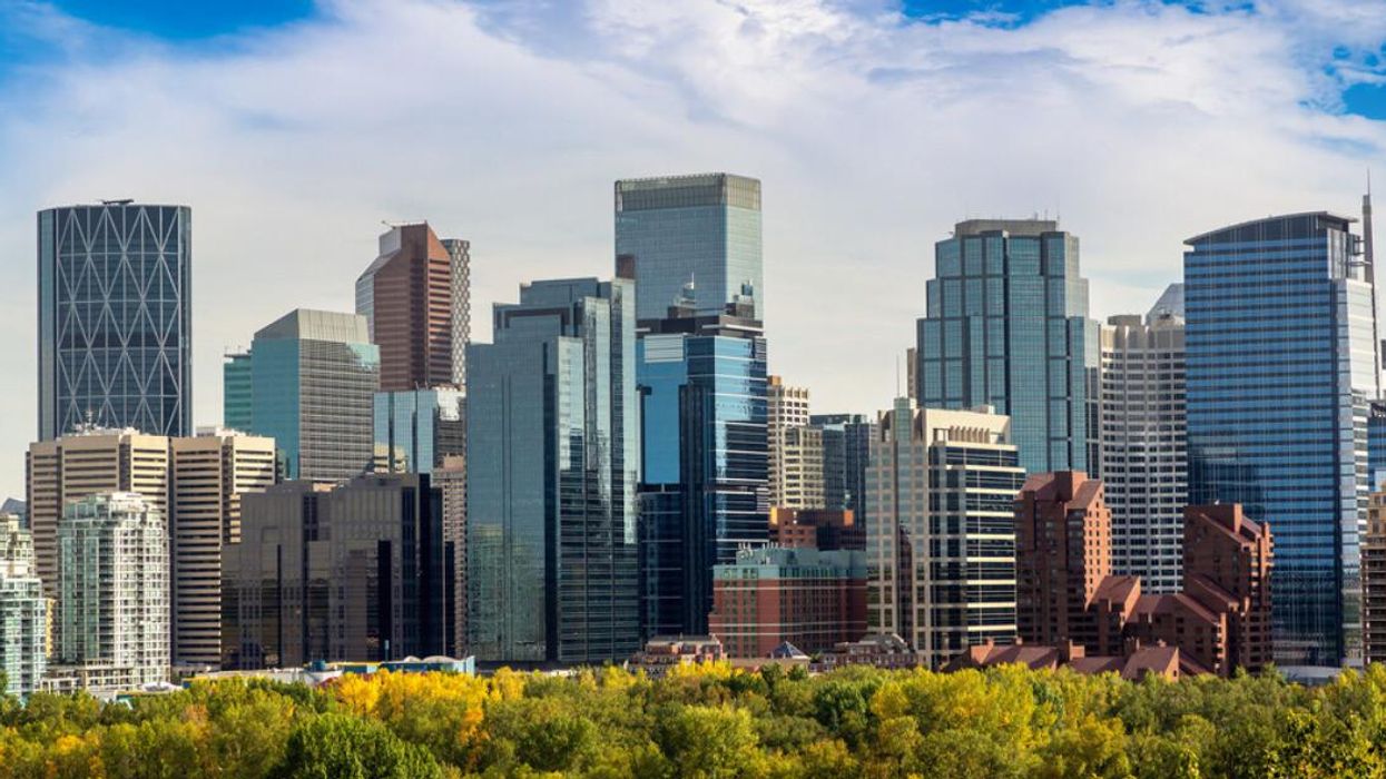 Calgary skyline.