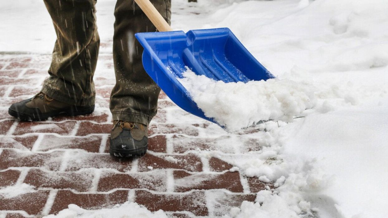Calgary snow shovelling.