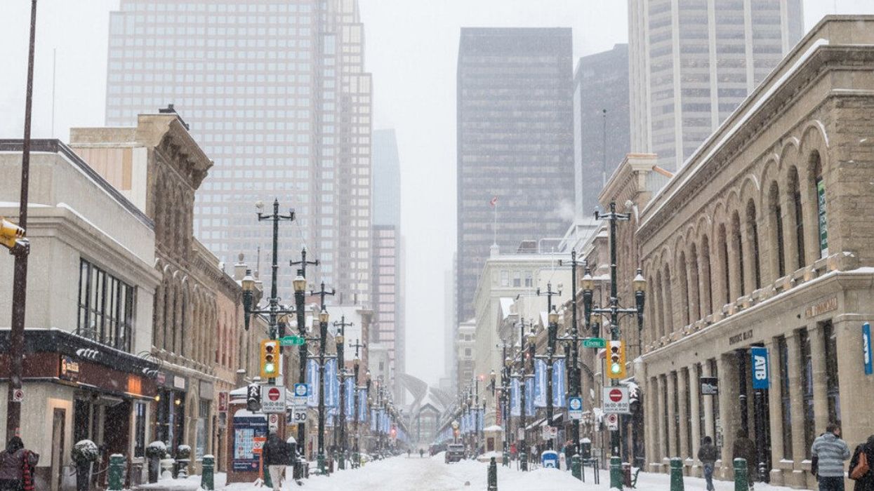 Calgary snow.