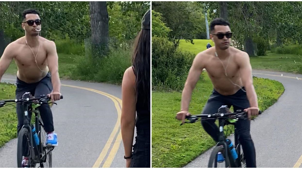 Calgary Spitting: Cyclist Allegedly Shouted Racial Slurs & Spat On People This Weekend (VIDEO)