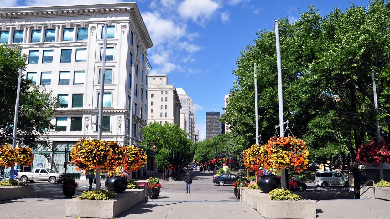 Calgary streetscape.