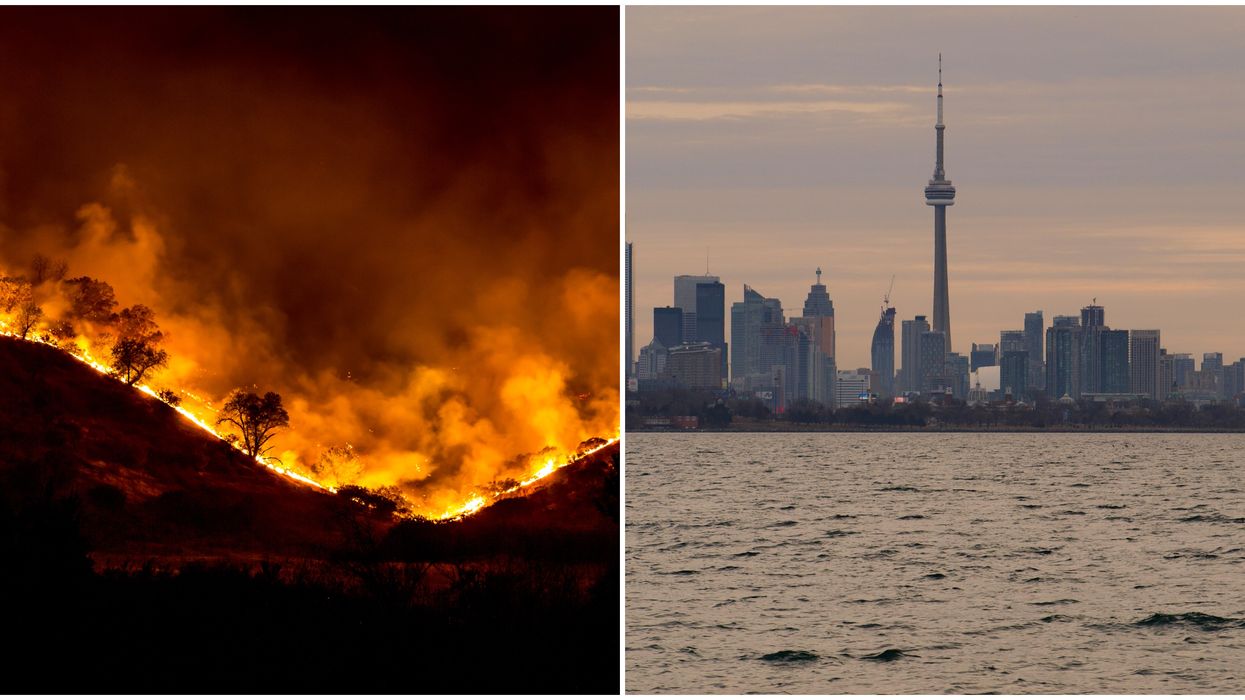 California Wildfire Smoke Is Making Its Way To Ontario Skies This Week