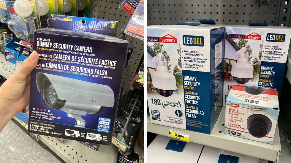 Cam\u00e9ras de surveillance au Dollarama.