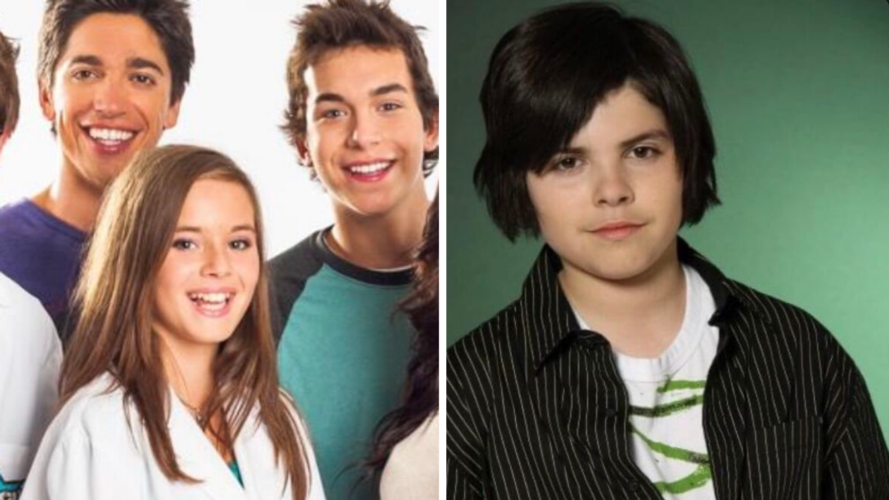 Camille Felton dans Fan Club. Droite : Jeremy Carignan jeune.