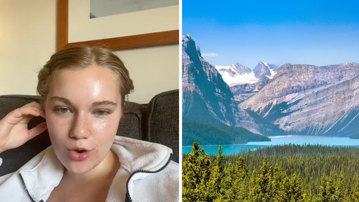 Camille Hill. Right: Alberta.