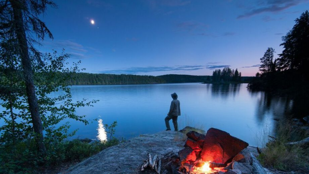 Camping at Wabakimi Provincial Park.