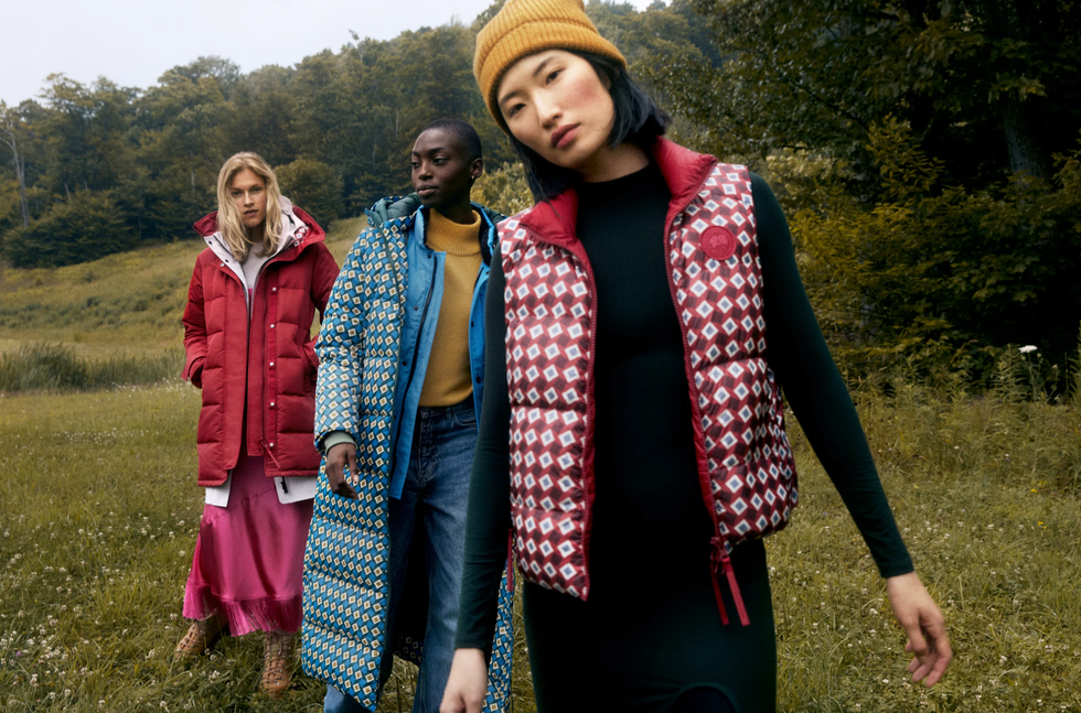 Canada Goose x Reformation.