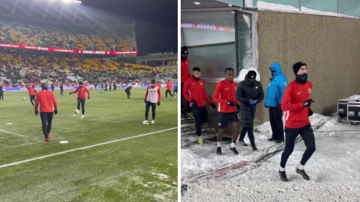 Canada Men's Soccer Team Won A World Cup Qualifier & The Celebrations Were So Canadian (VIDEO)