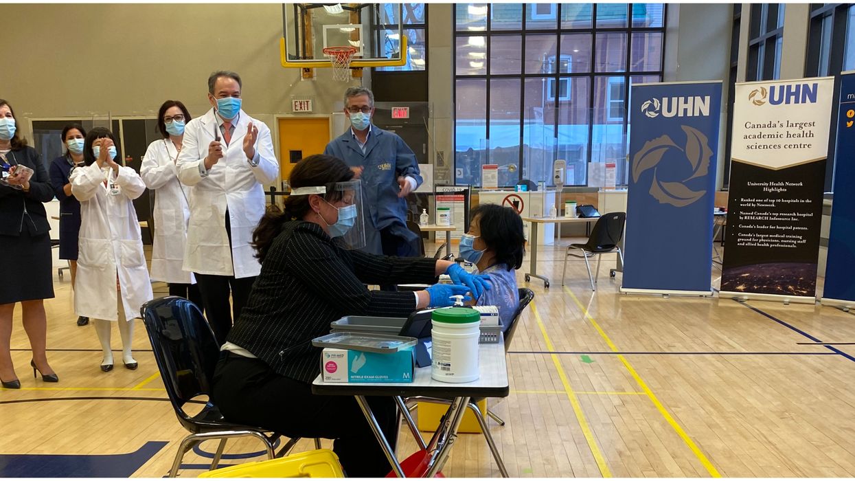 Canada's COVID-19 Vaccine Was Just Administered For The First Time In Toronto